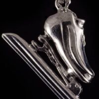 Schaats sleutelhanger